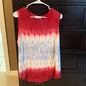 Women’s red, white, & blue tank top